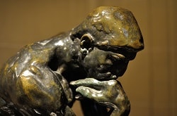 thinker statue