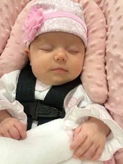 baby in carseat
